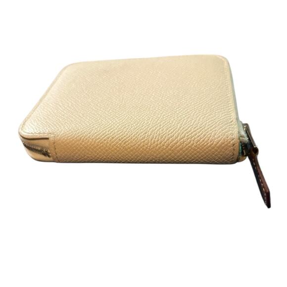 Hermes Silk'In Compact Epsom Calfskin Wallet Preowned - Picture 15 of 16